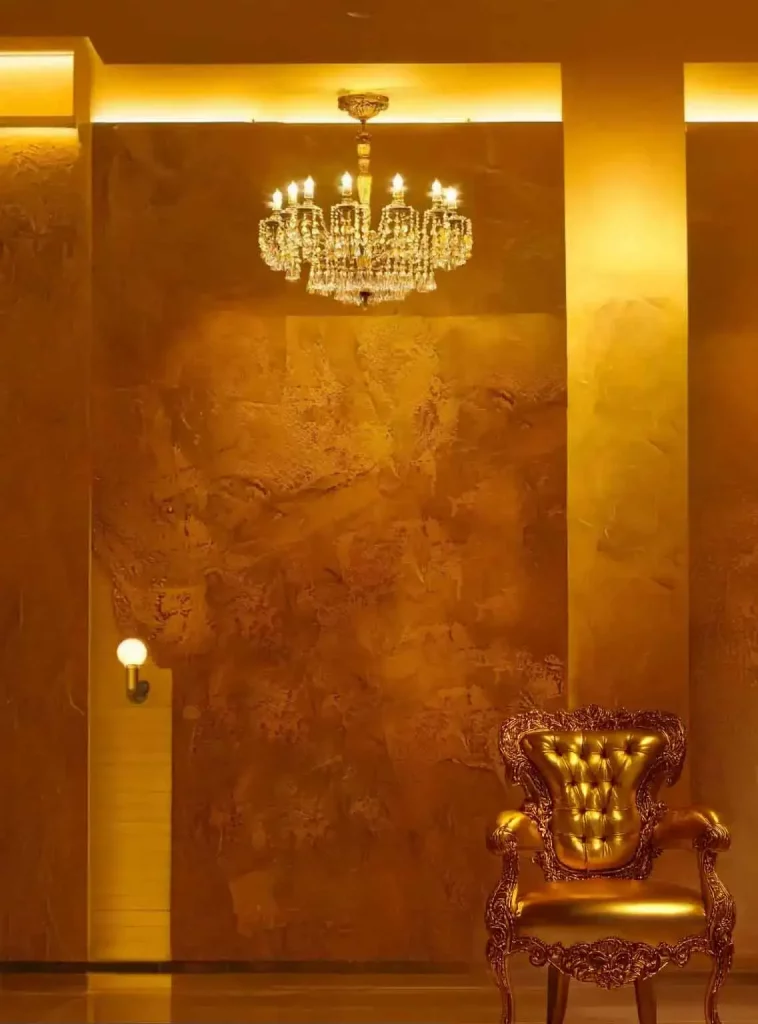 décorateur fresque murale  hôtel de luxe