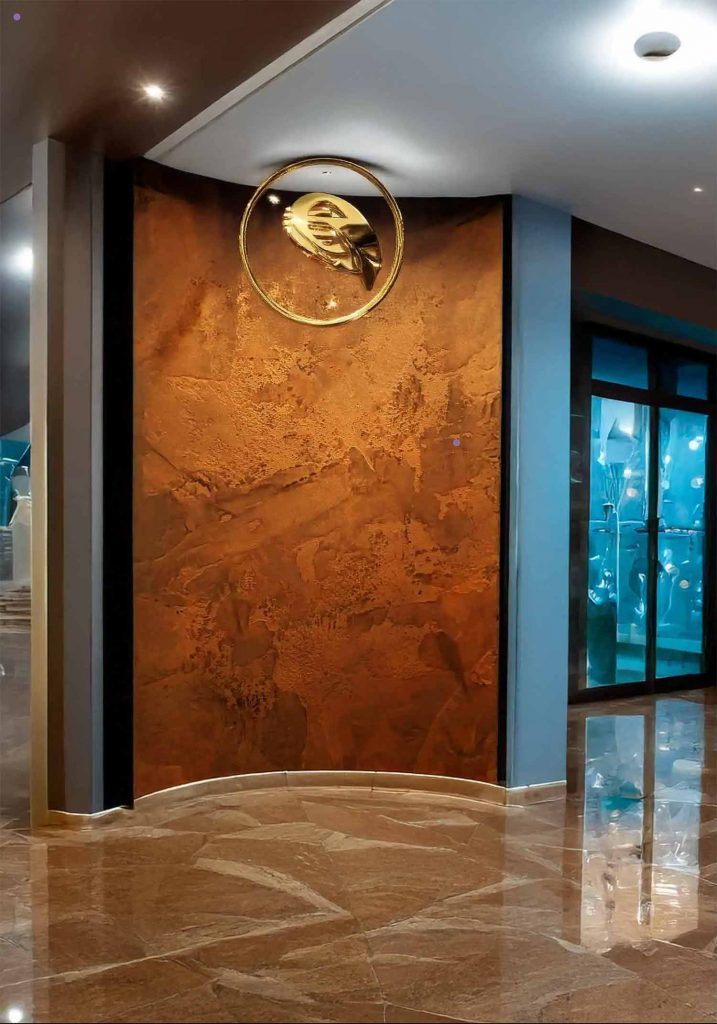 fresques murales en relief